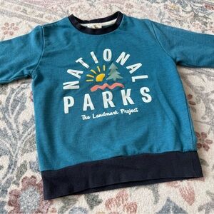 Landmark Project Youth National Parks Sweatshirt | Boys Small | Like New